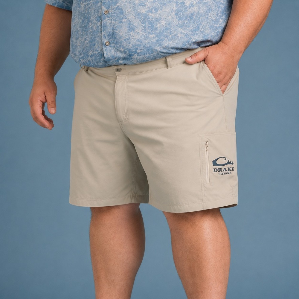 Drake Waterfowl Fishing Shorts Men's 5XL Outdoor Angler Utility Gorpcore Coastal